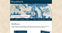 Desktop Screenshot of fliesenbibel.de